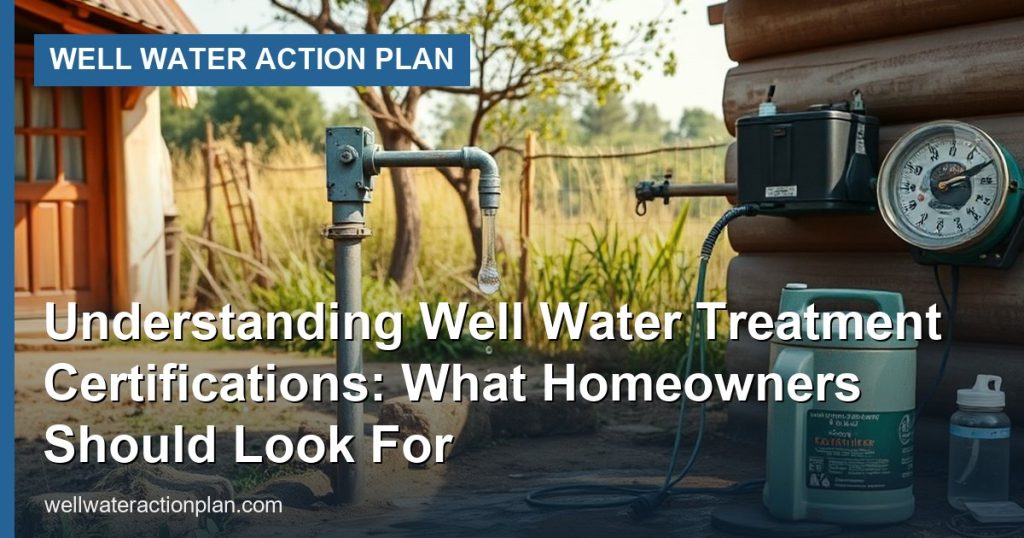 Understanding Well Water Treatment Certifications: What Homeowners Should Look For