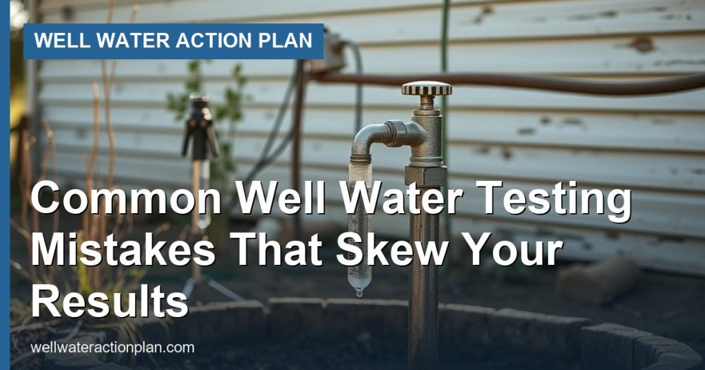 Common Well Water Testing Mistakes That Skew Your Results