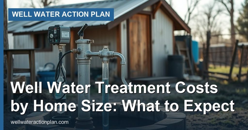 Well Water Treatment Costs by Home Size: What to Expect