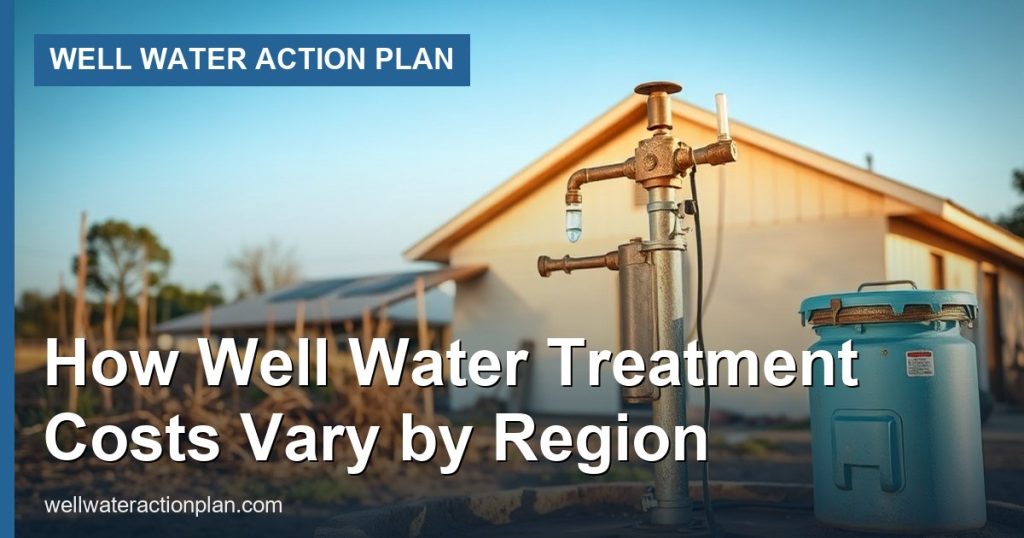 How Well Water Treatment Costs Vary by Region