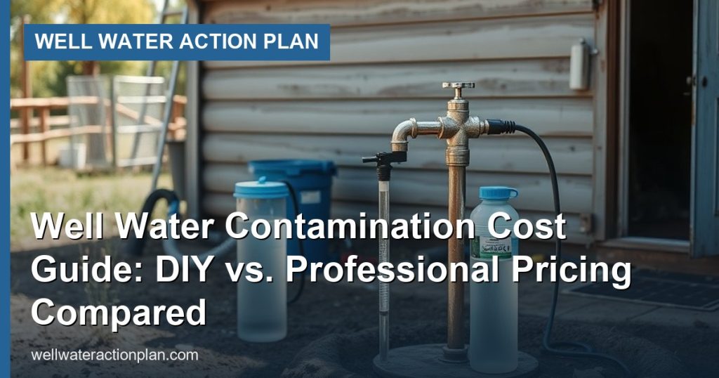 Well Water Contamination Cost Guide: DIY vs. Professional Pricing Compared
