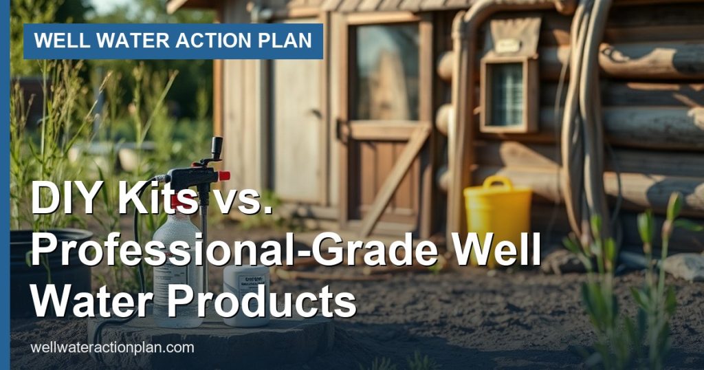 DIY Kits vs. Professional-Grade Well Water Products