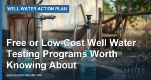 Free or Low-Cost Well Water Testing Programs Worth Knowing About