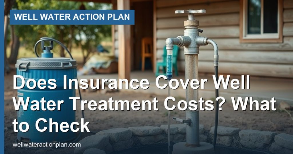 Does Insurance Cover Well Water Treatment Costs? What to Check
