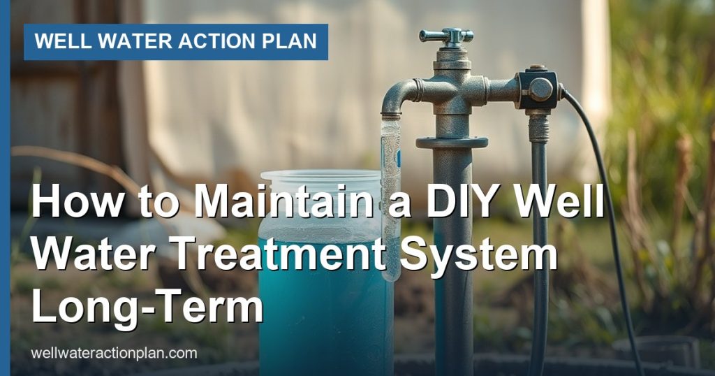 How to Maintain a DIY Well Water Treatment System Long-Term