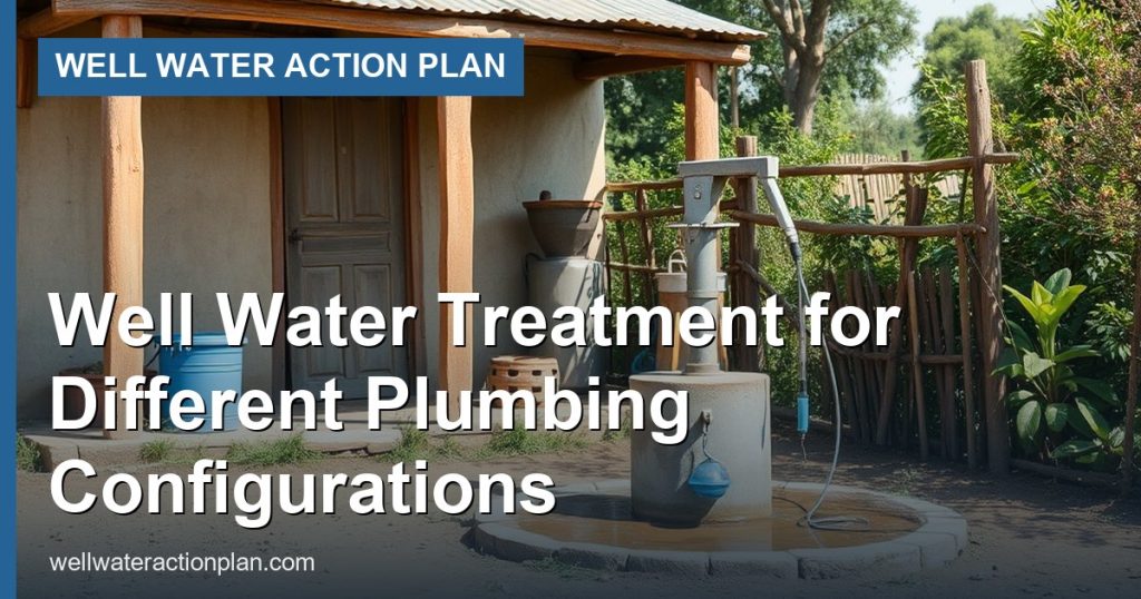 Well Water Treatment for Different Plumbing Configurations