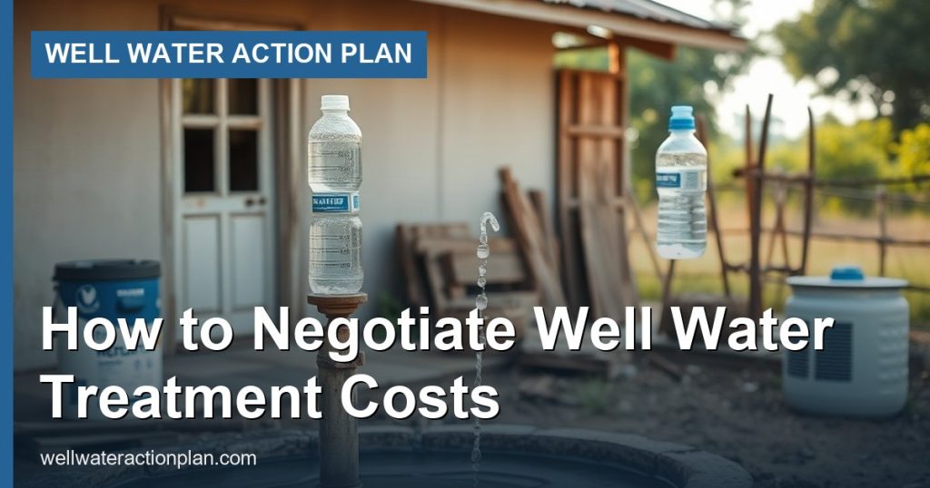 How to Negotiate Well Water Treatment Costs