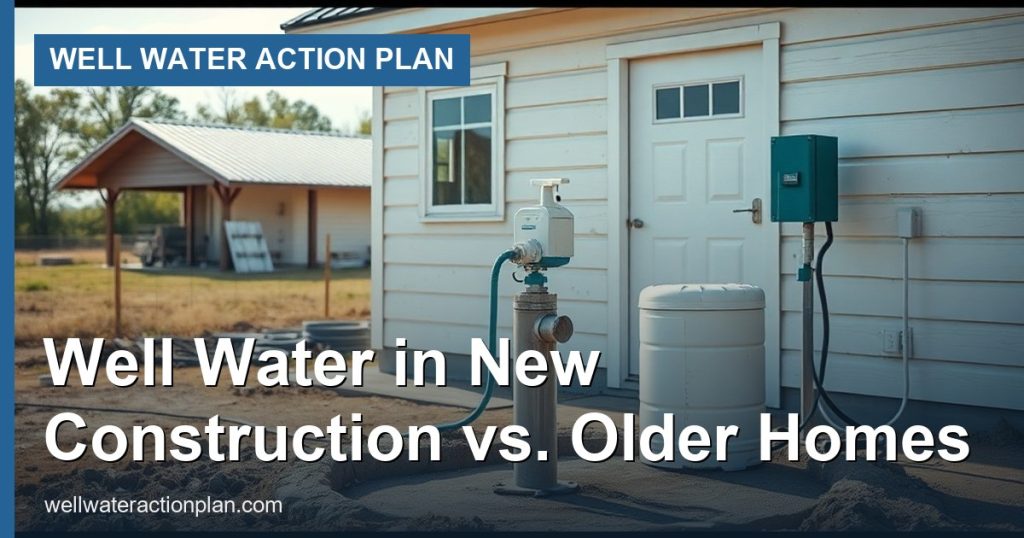 Well Water in New Construction vs. Older Homes