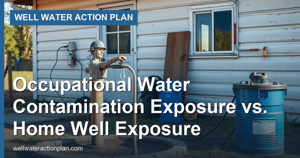 Occupational Water Contamination Exposure vs. Home Well Exposure