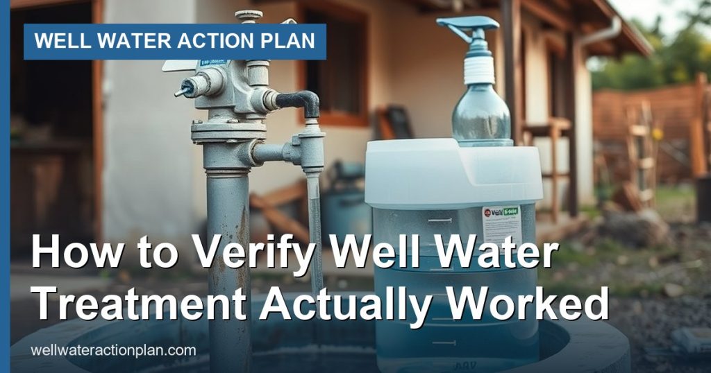 How to Verify Well Water Treatment Actually Worked