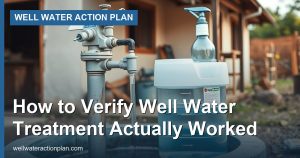 How to Verify Well Water Treatment Actually Worked