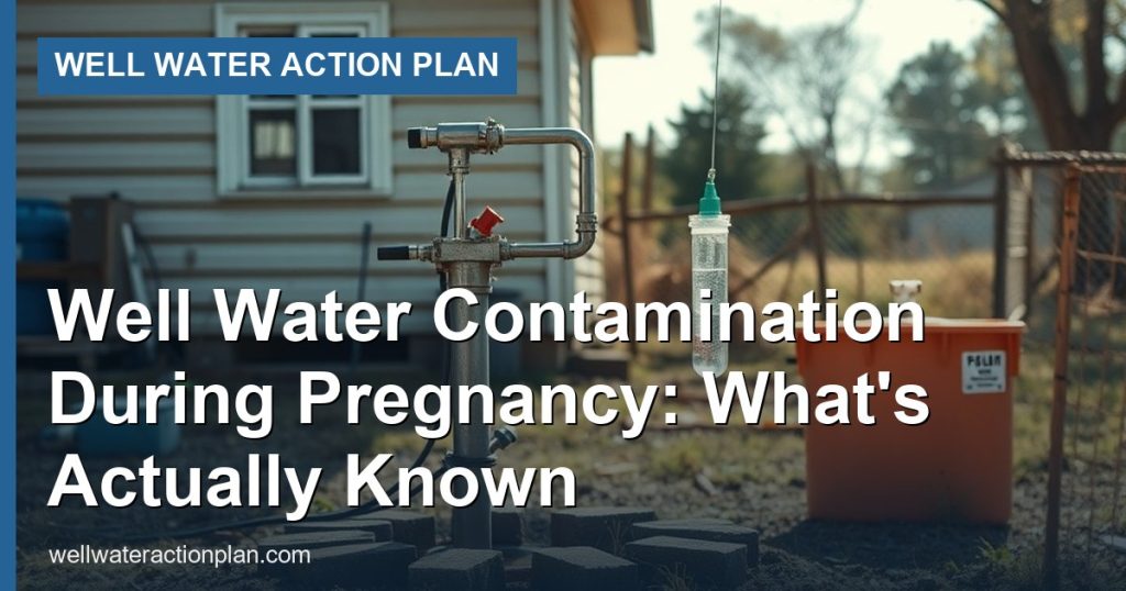 Well Water Contamination During Pregnancy: What's Actually Known