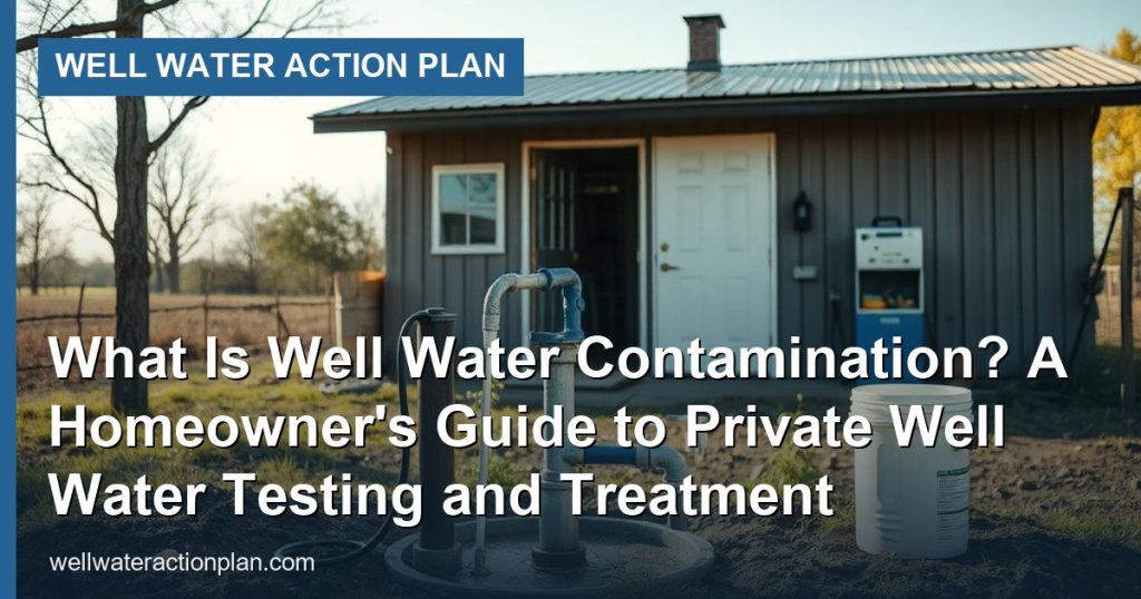What Is Well Water Contamination? A Homeowner's Guide to Private Well Water Testing and Treatment
