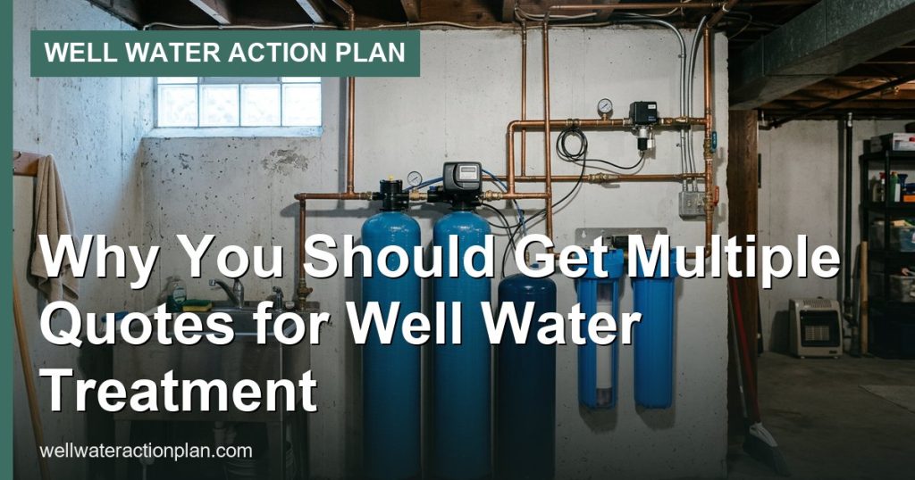 Why You Should Get Multiple Quotes for Well Water Treatment - Well Water Action Plan
